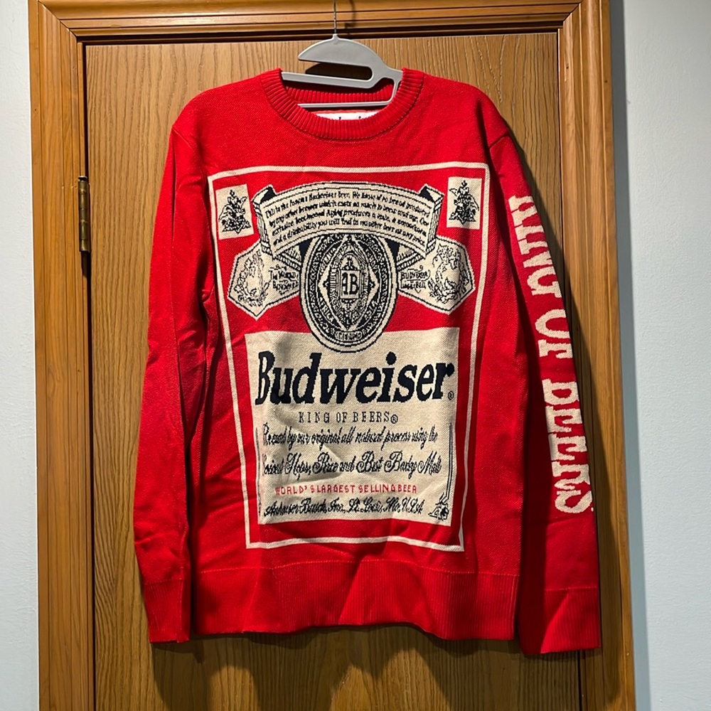 Budweiser sweater